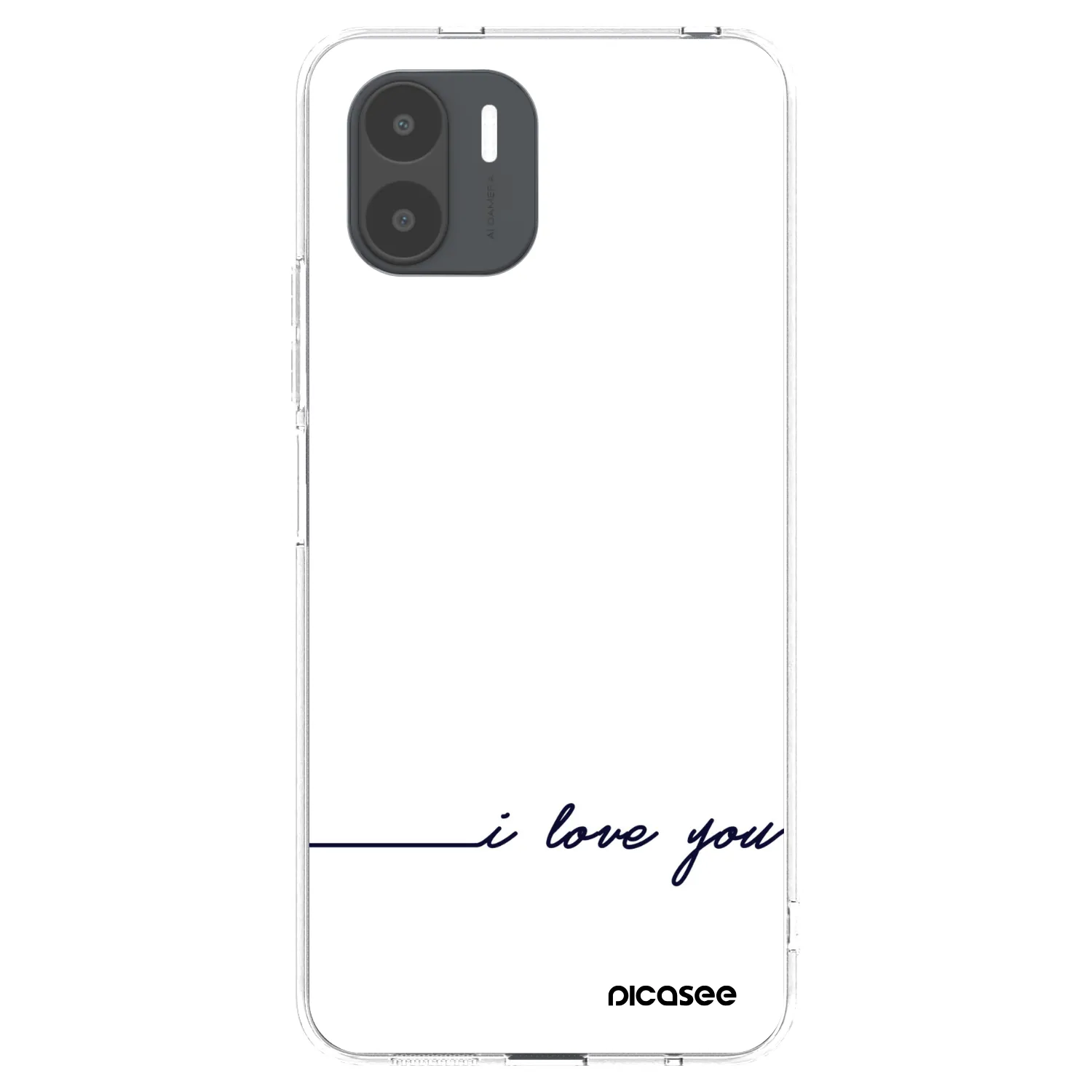 Picasee διαφανής θήκη σιλικόνης Xiaomi Redmi A2 - I love you