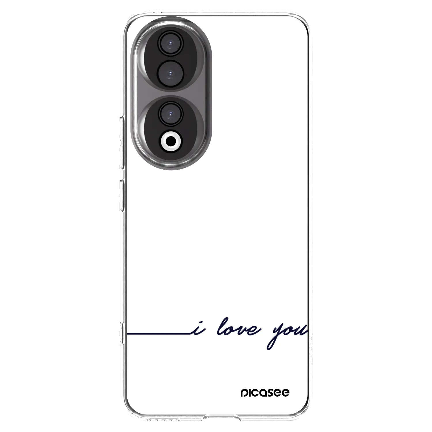 Picasee διαφανής θήκη σιλικόνης Honor 90 5G - I love you