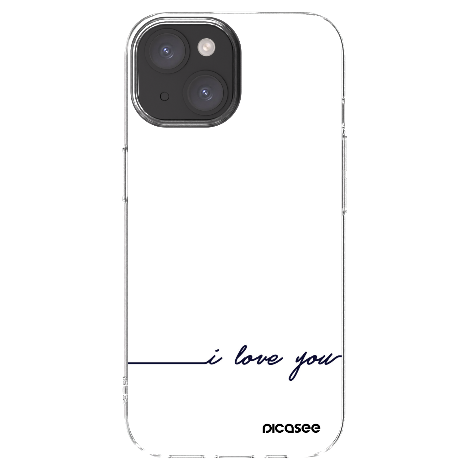 Picasee διαφανής θήκη σιλικόνης Apple iPhone 15 - I love you