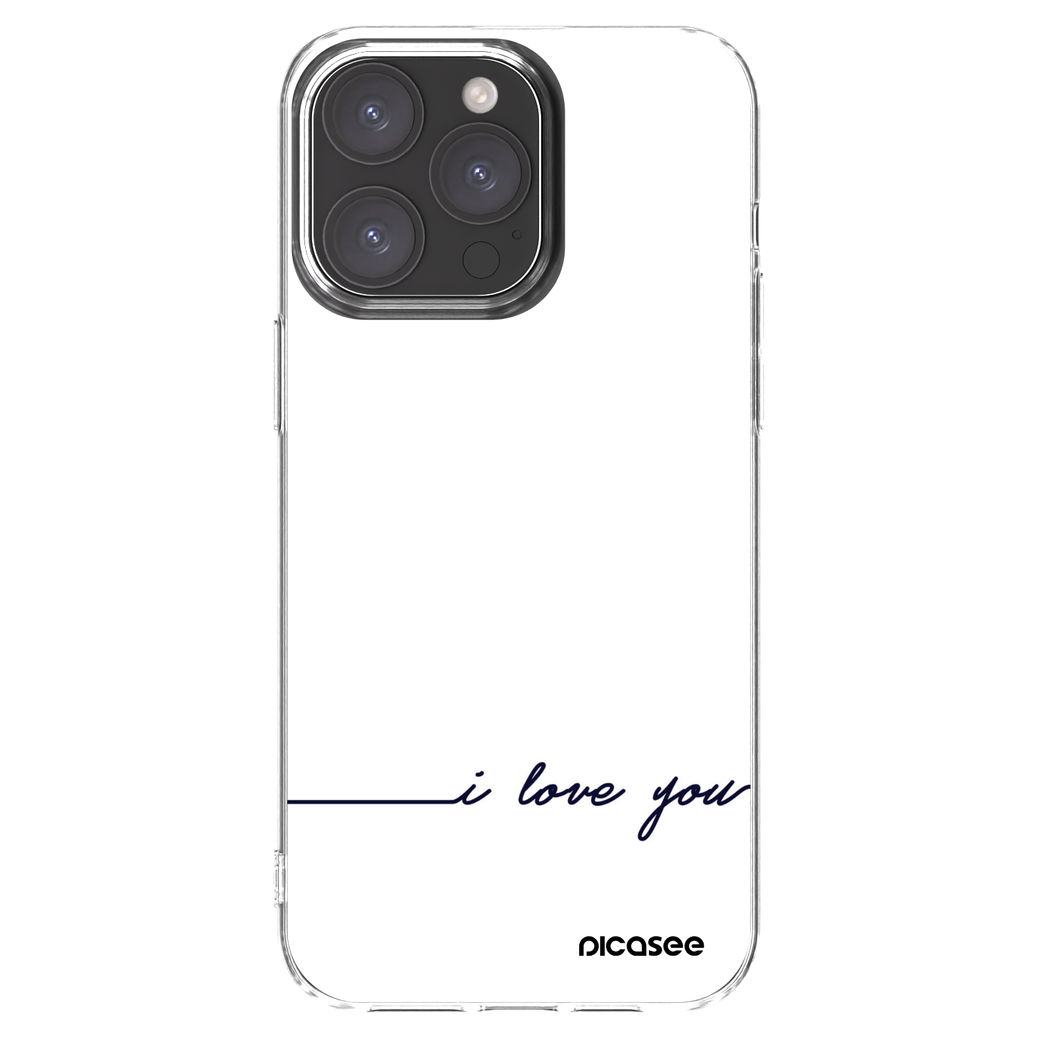 Picasee διαφανής θήκη σιλικόνης Apple iPhone 15 Pro Max - I love you