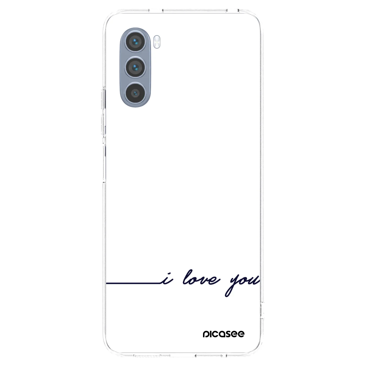 Picasee διαφανής θήκη σιλικόνης Motorola Moto G62 - I love you
