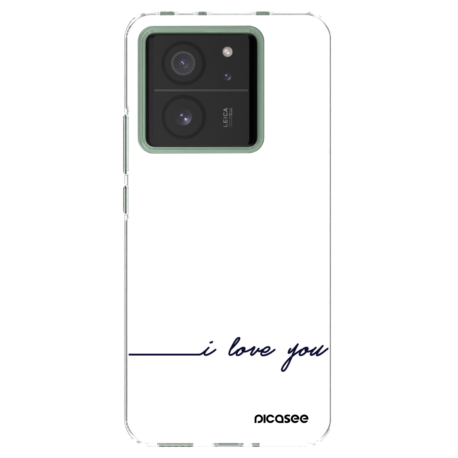 Picasee διαφανής θήκη σιλικόνης Xiaomi 13T Pro - I love you