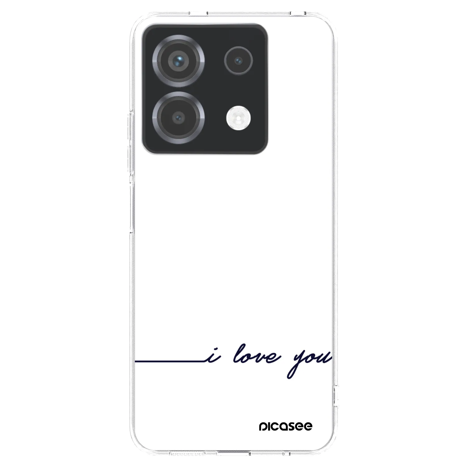 Picasee διαφανής θήκη σιλικόνης Xiaomi Poco X6 - I love you