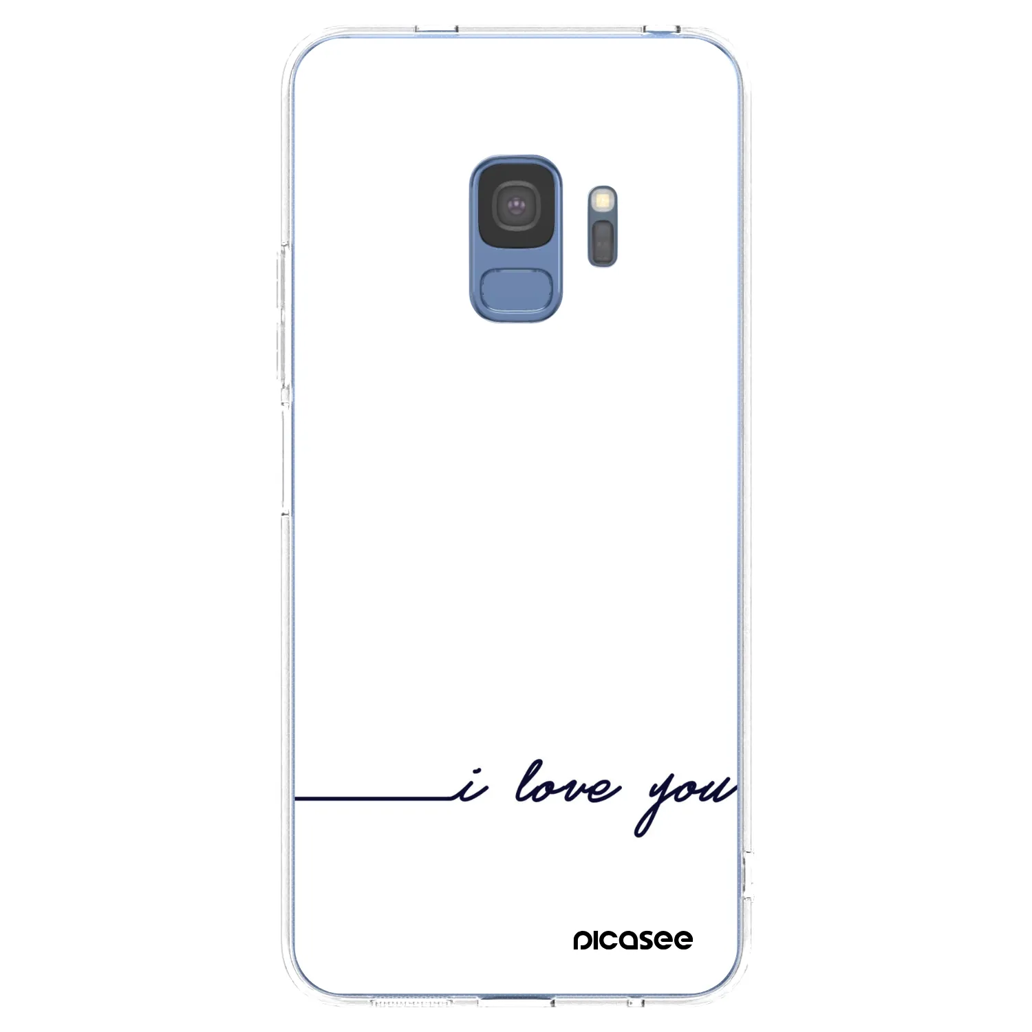 Picasee διαφανής θήκη σιλικόνης Samsung Galaxy S9 G960F - I love you