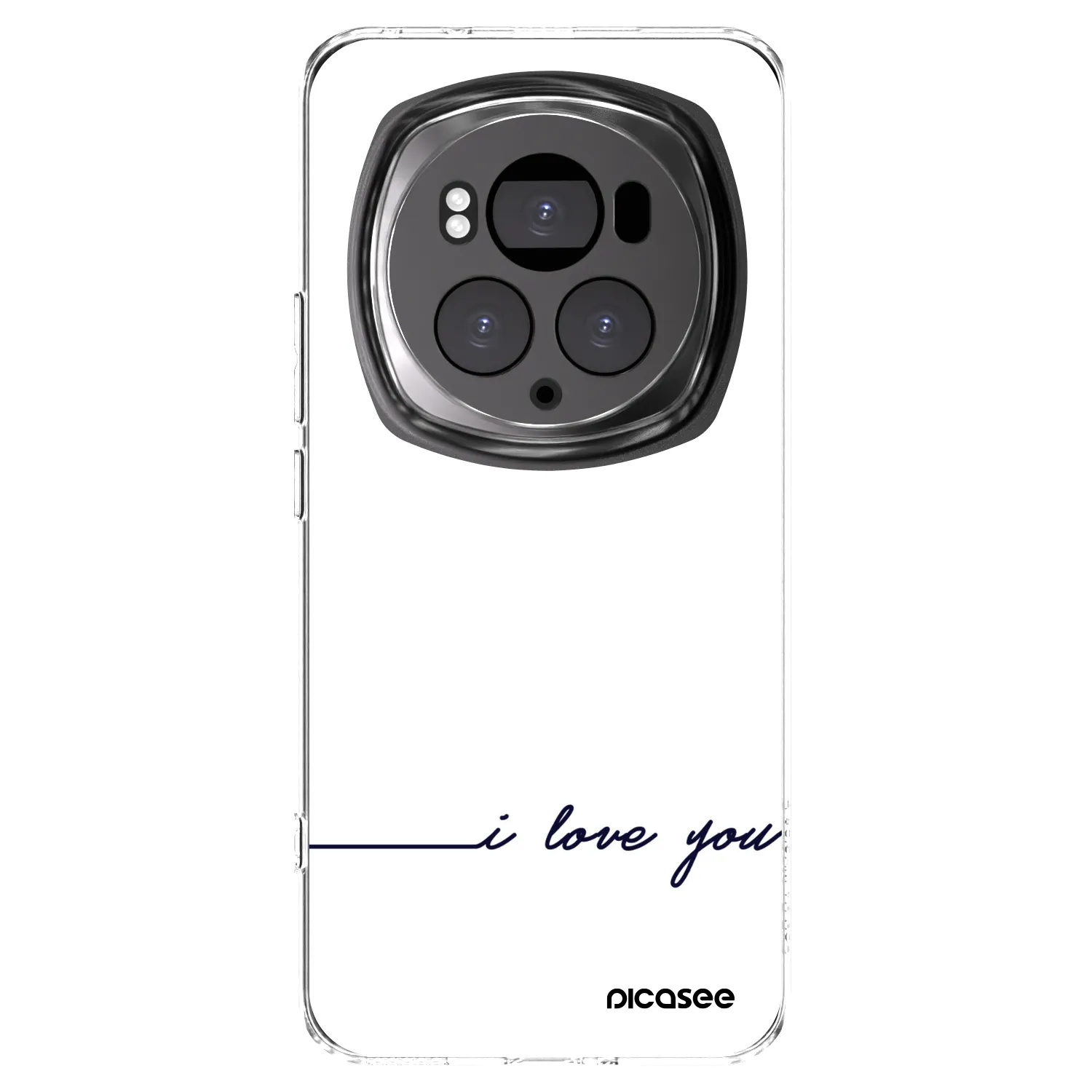 Picasee διαφανής θήκη σιλικόνης Honor Magic6 Pro - I love you