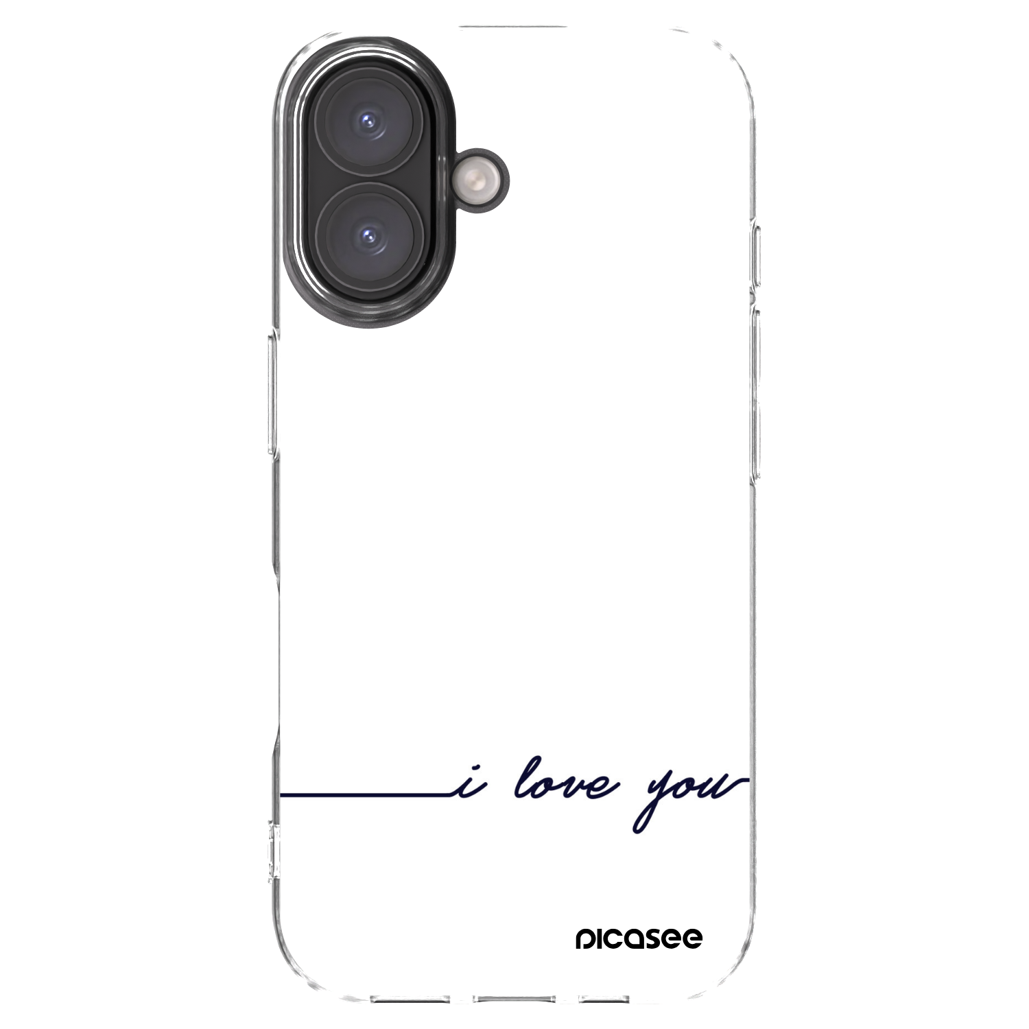 Picasee διαφανής θήκη σιλικόνης Apple iPhone 16 - I love you