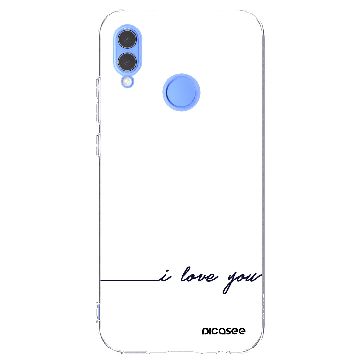 Picasee διαφανής θήκη σιλικόνης Huawei P Smart 2019 - I love you