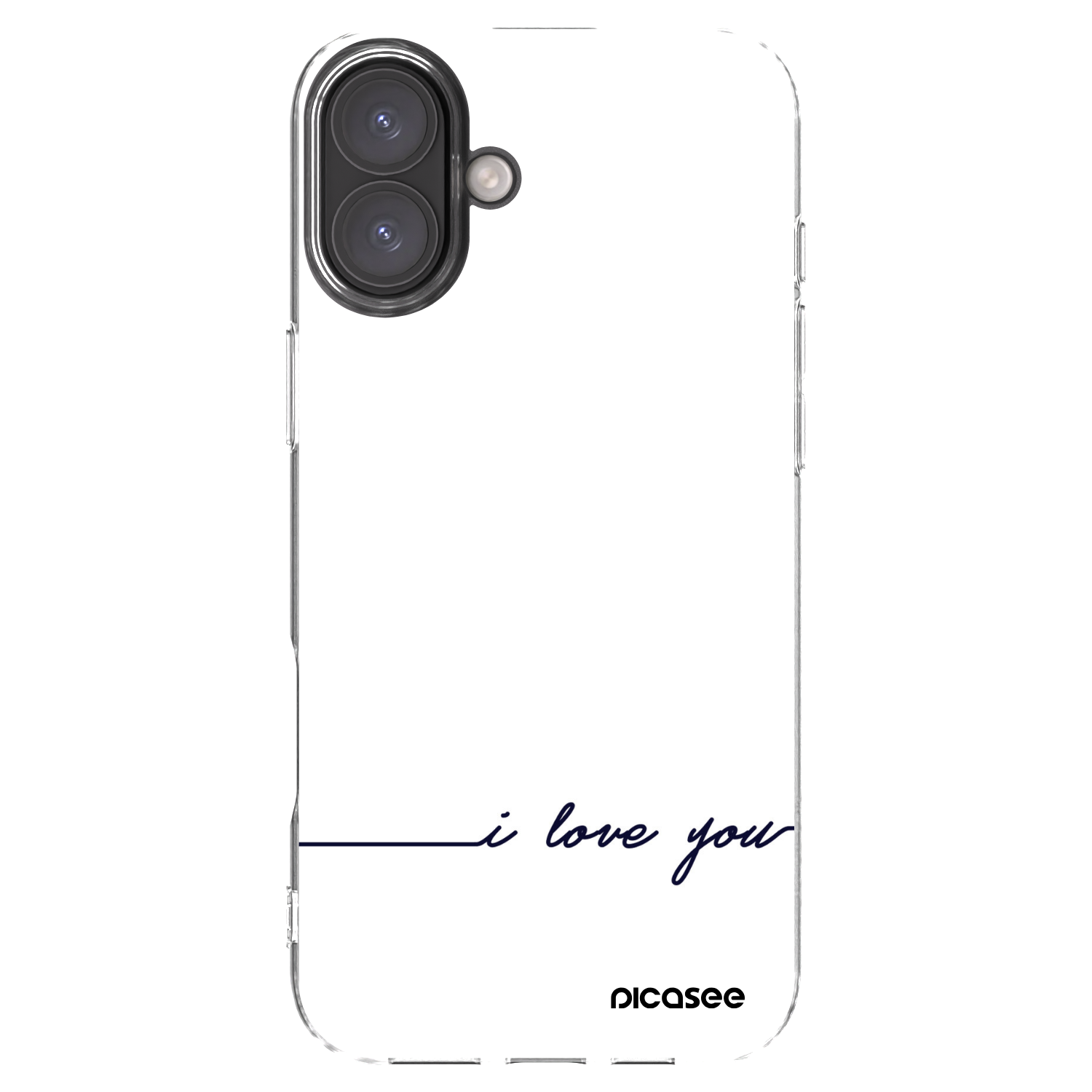 Picasee διαφανής θήκη σιλικόνης Apple iPhone 16 Plus - I love you