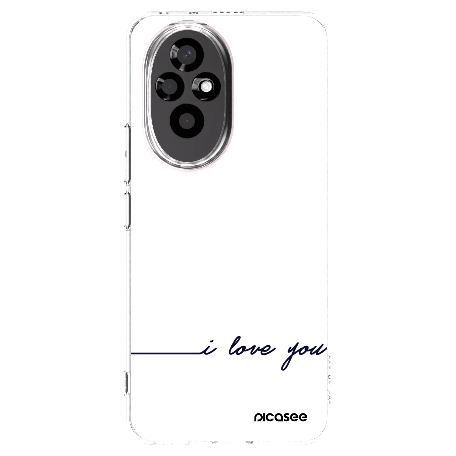 Picasee διαφανής θήκη σιλικόνης Honor 200 5G - I love you