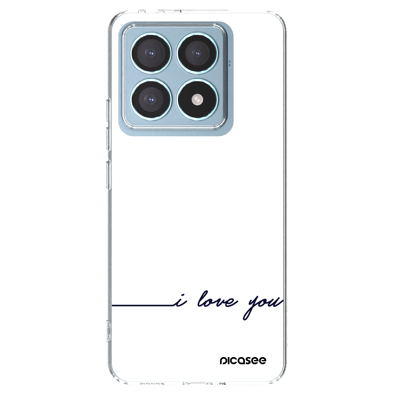 Picasee διαφανής θήκη σιλικόνης Xiaomi 14T Pro - I love you