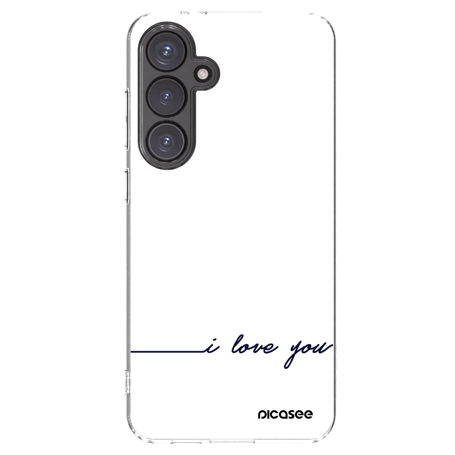 Picasee διαφανής θήκη σιλικόνης Samsung Galaxy S24 FE S721B - I love you