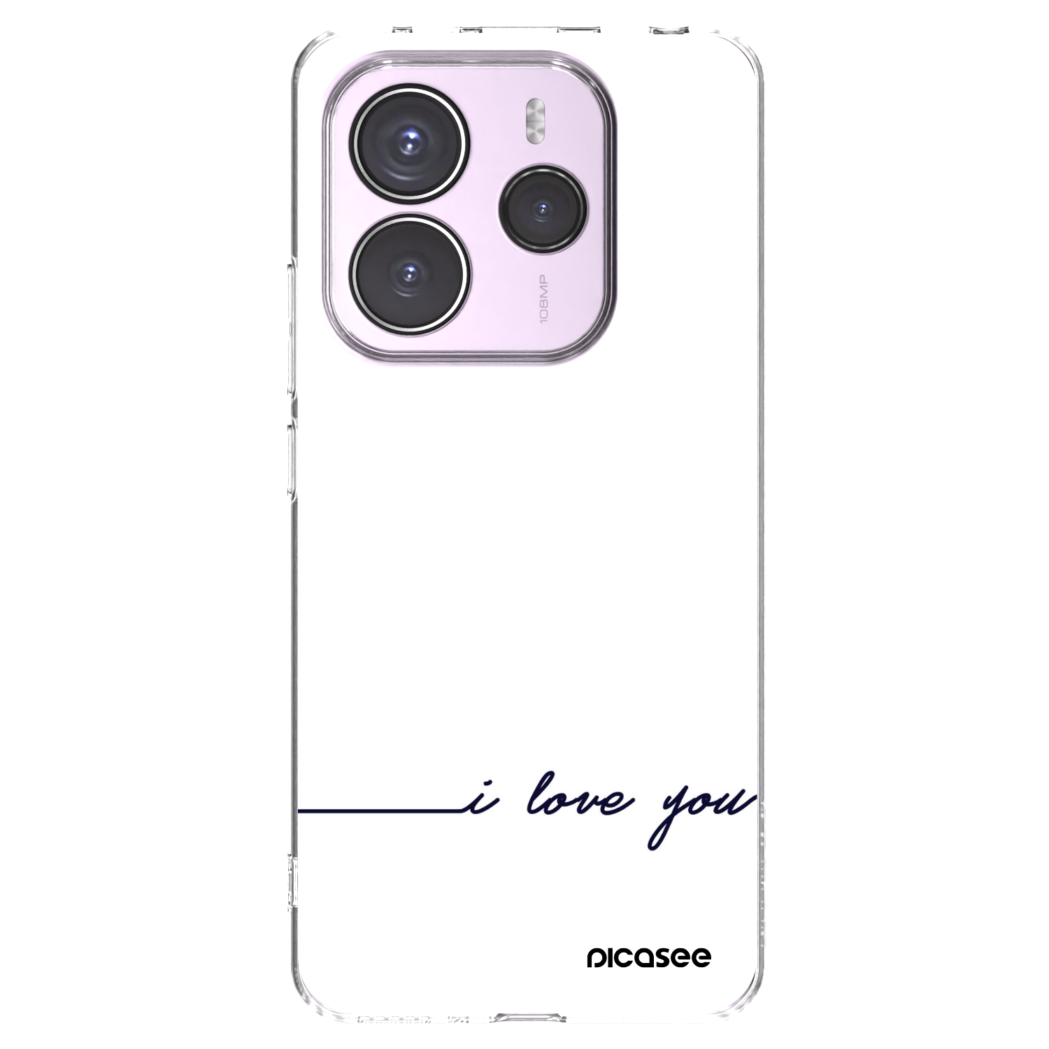 Picasee διαφανής θήκη σιλικόνης Xiaomi Redmi Note 14 5G - I love you