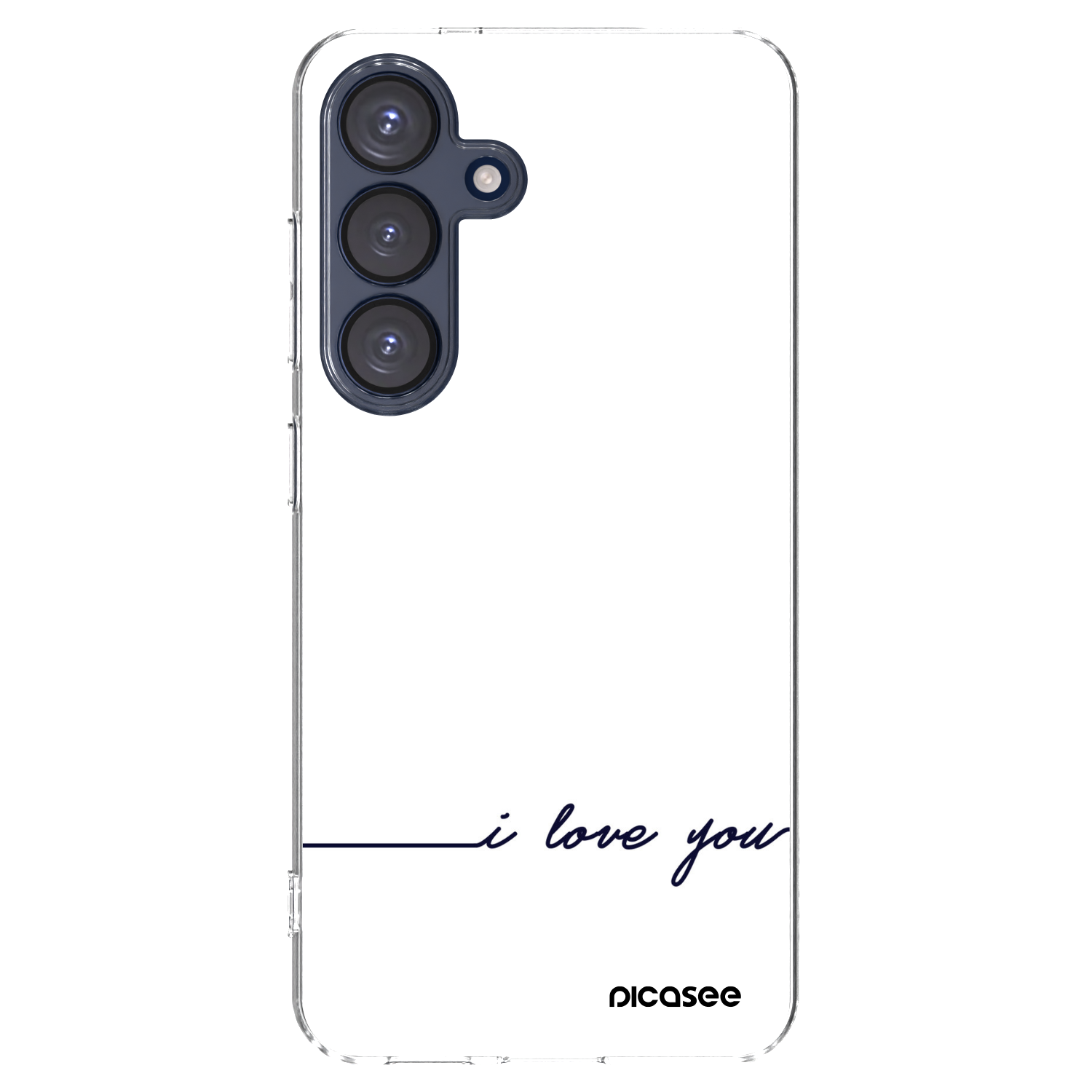 Picasee διαφανής θήκη σιλικόνης Samsung Galaxy S25 5G - I love you