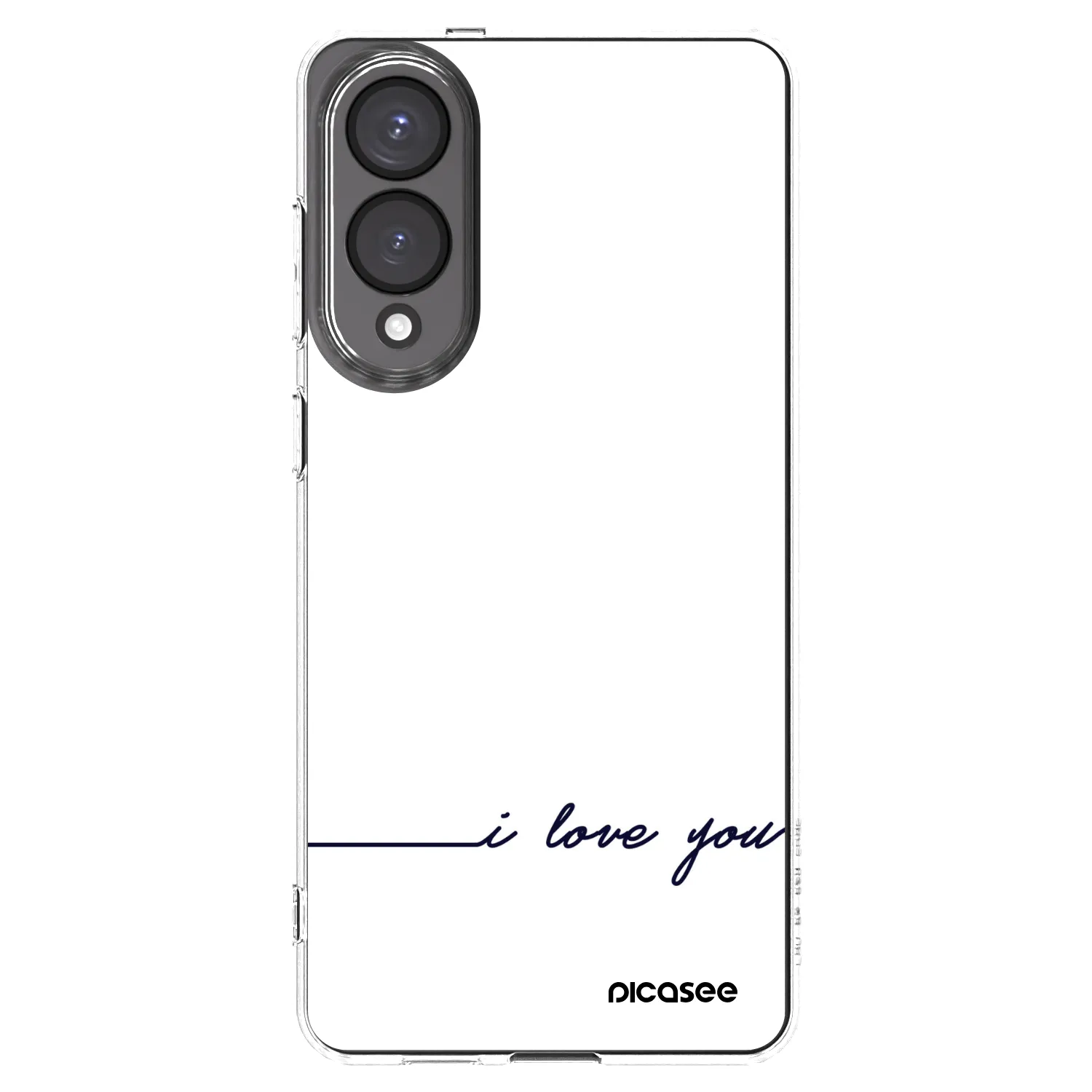 Picasee διαφανής θήκη σιλικόνης Samsung Galaxy S25 Edge 5G - I love you