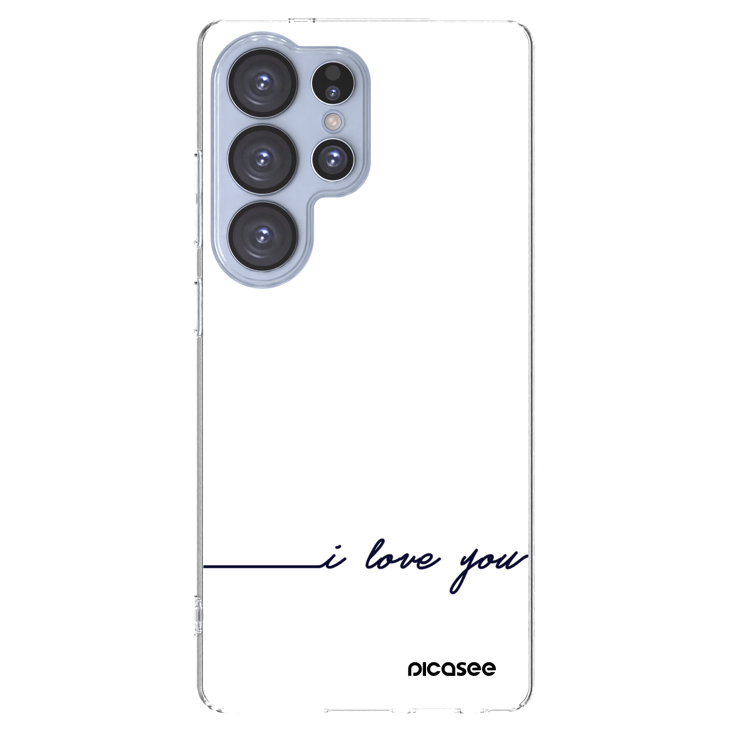 Picasee διαφανής θήκη σιλικόνης Samsung Galaxy S25 Ultra 5G - I love you