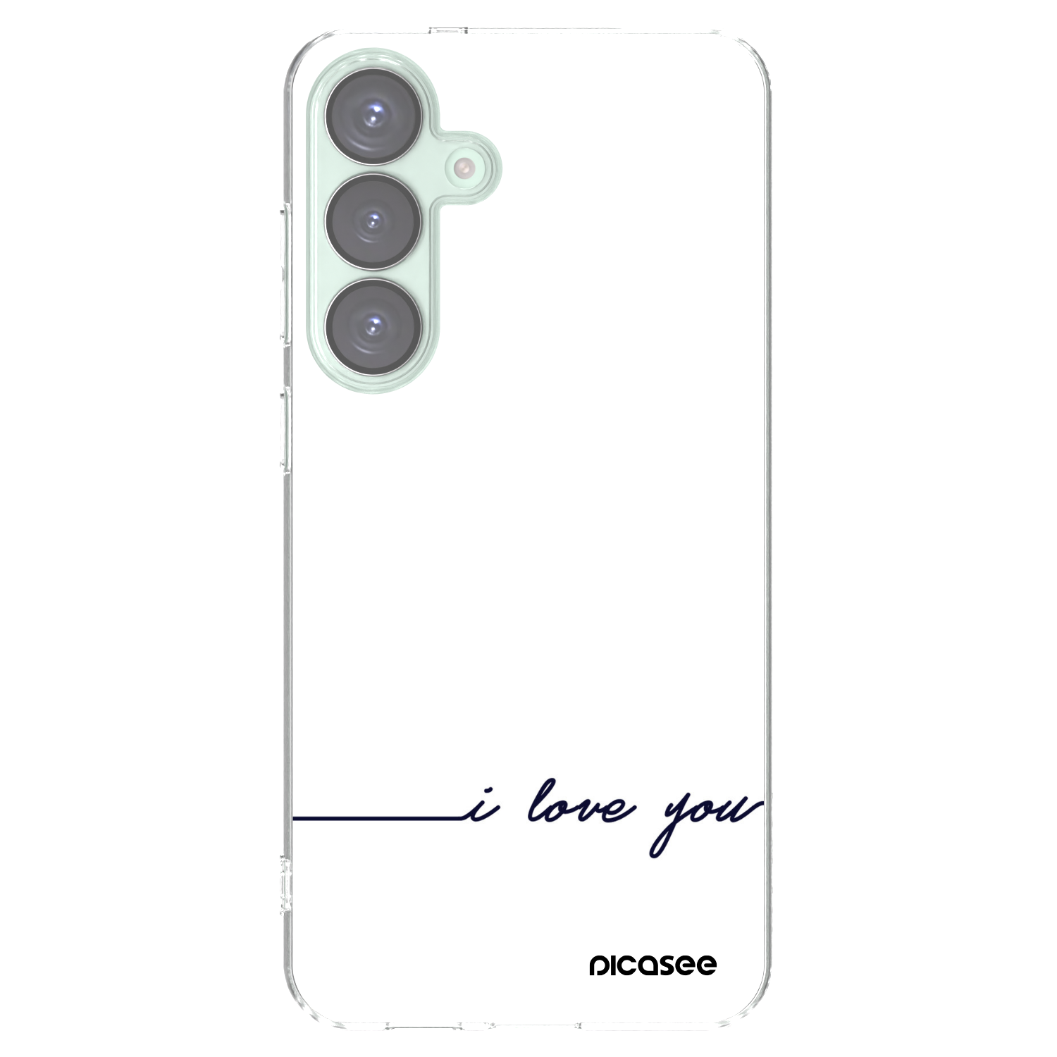 Picasee διαφανής θήκη σιλικόνης Samsung Galaxy S25+ 5G - I love you