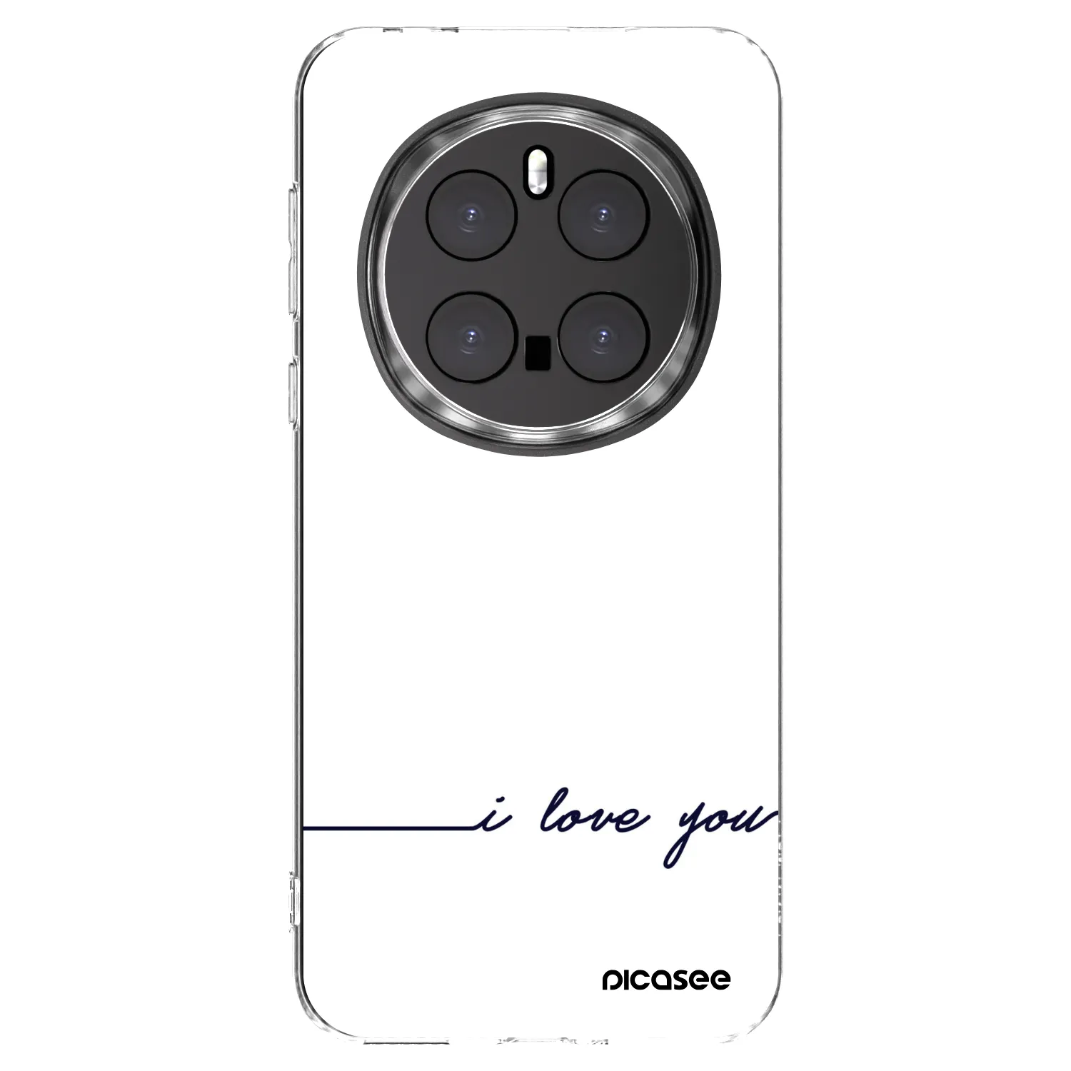 Picasee διαφανής θήκη σιλικόνης Honor Magic7 Pro 5G - I love you
