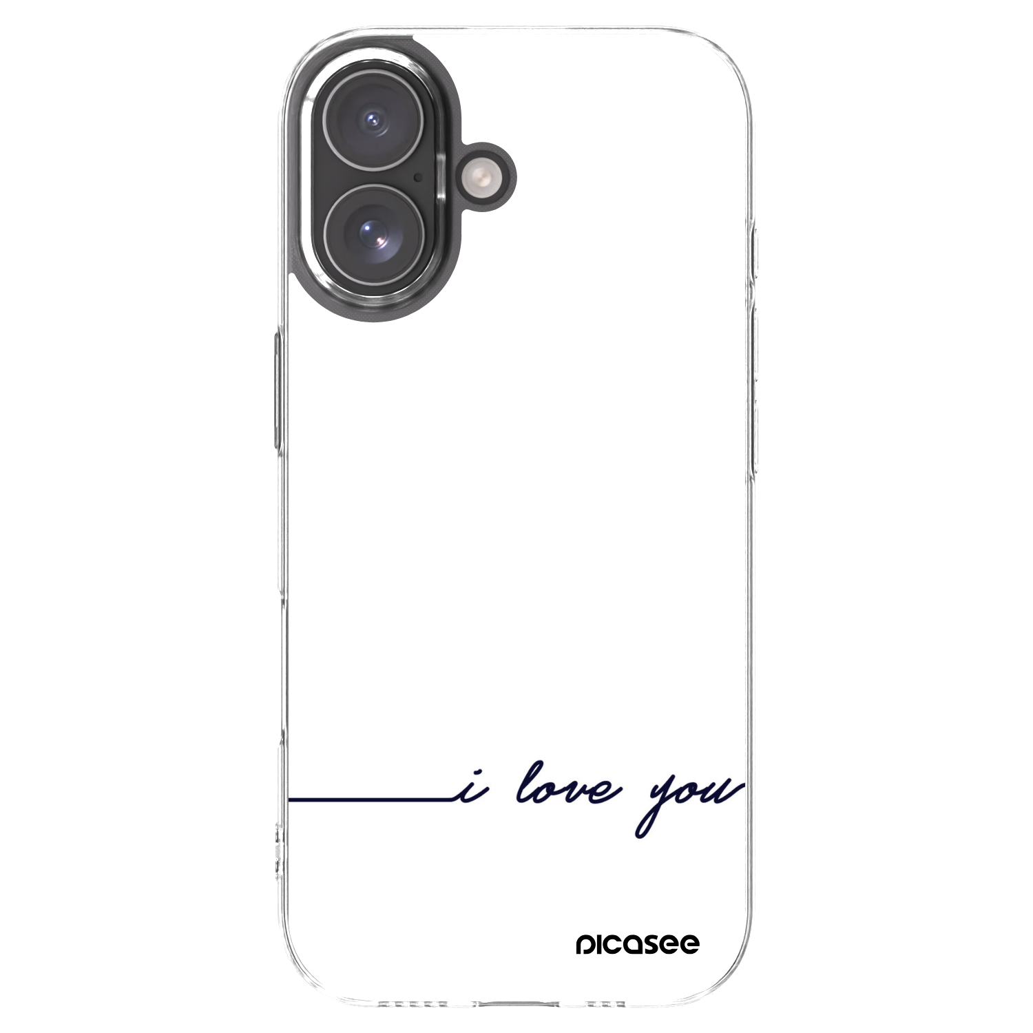 Picasee διαφανής θήκη σιλικόνης Apple iPhone 17 - I love you