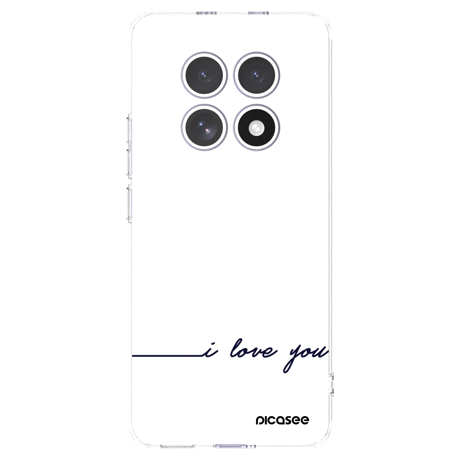 Picasee διαφανής θήκη σιλικόνης Xiaomi Redmi Note 15 - I love you