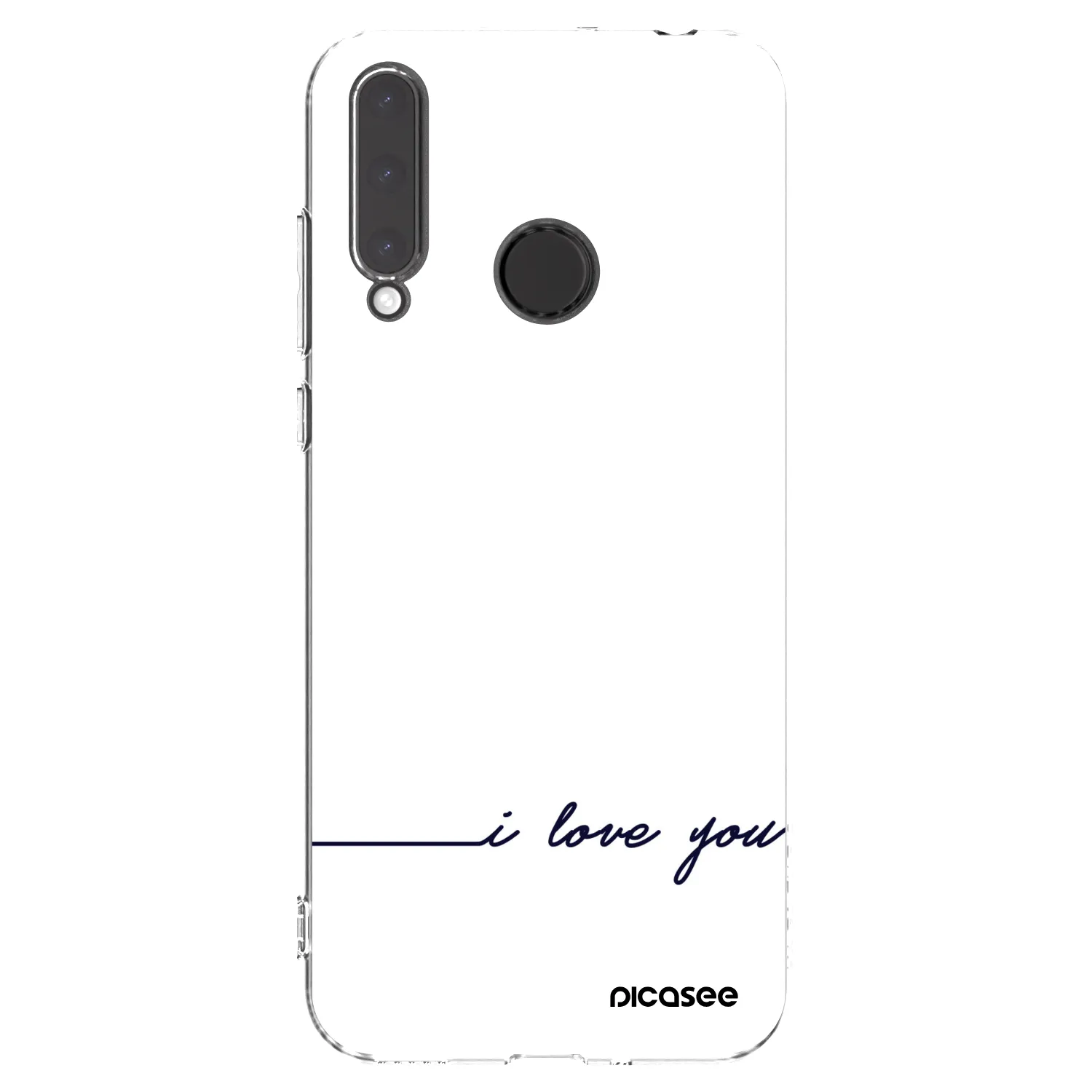 Picasee διαφανής θήκη σιλικόνης Honor 20 Lite - I love you
