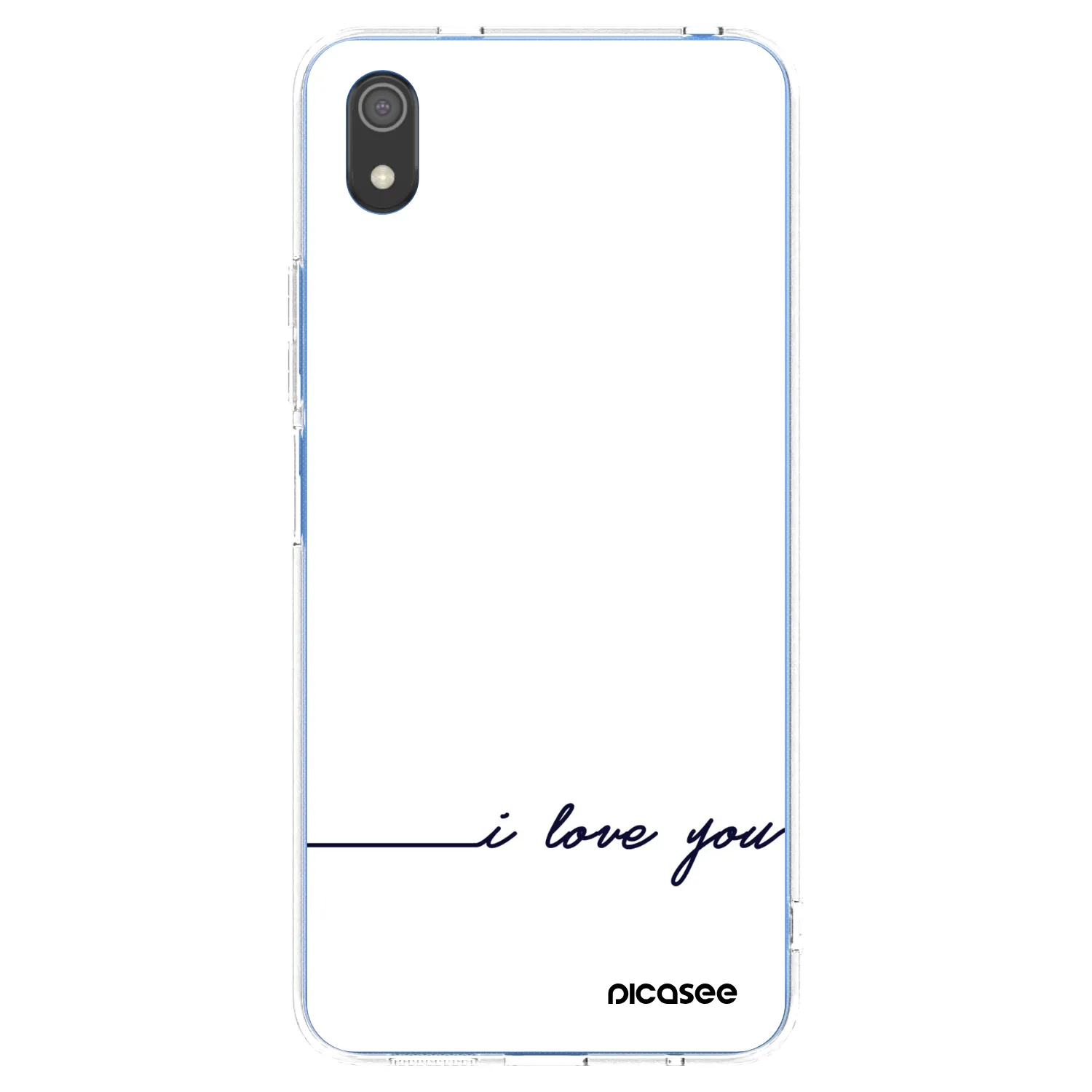 Picasee διαφανής θήκη σιλικόνης Xiaomi Redmi 7A - I love you