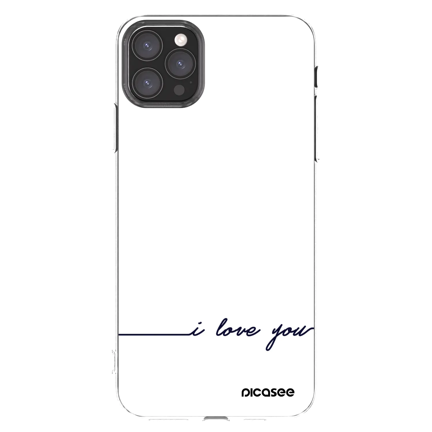 Picasee διαφανής θήκη σιλικόνης Apple iPhone 11 Pro Max - I love you