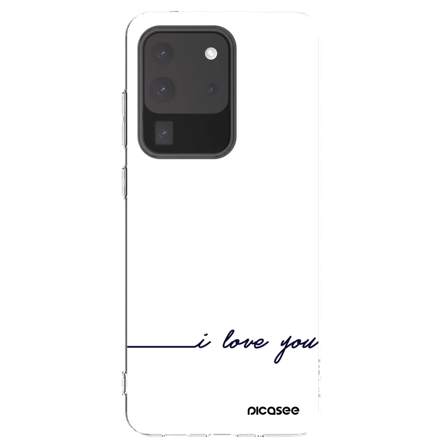 Picasee διαφανής θήκη σιλικόνης Samsung Galaxy S20 Ultra 5G G988F - I love you