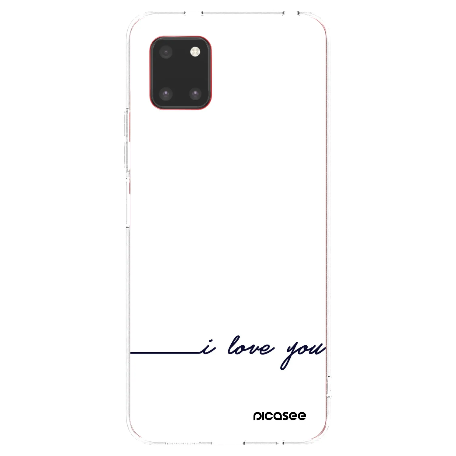 Picasee διαφανής θήκη σιλικόνης Samsung Galaxy Note 10 Lite N770F - I love you