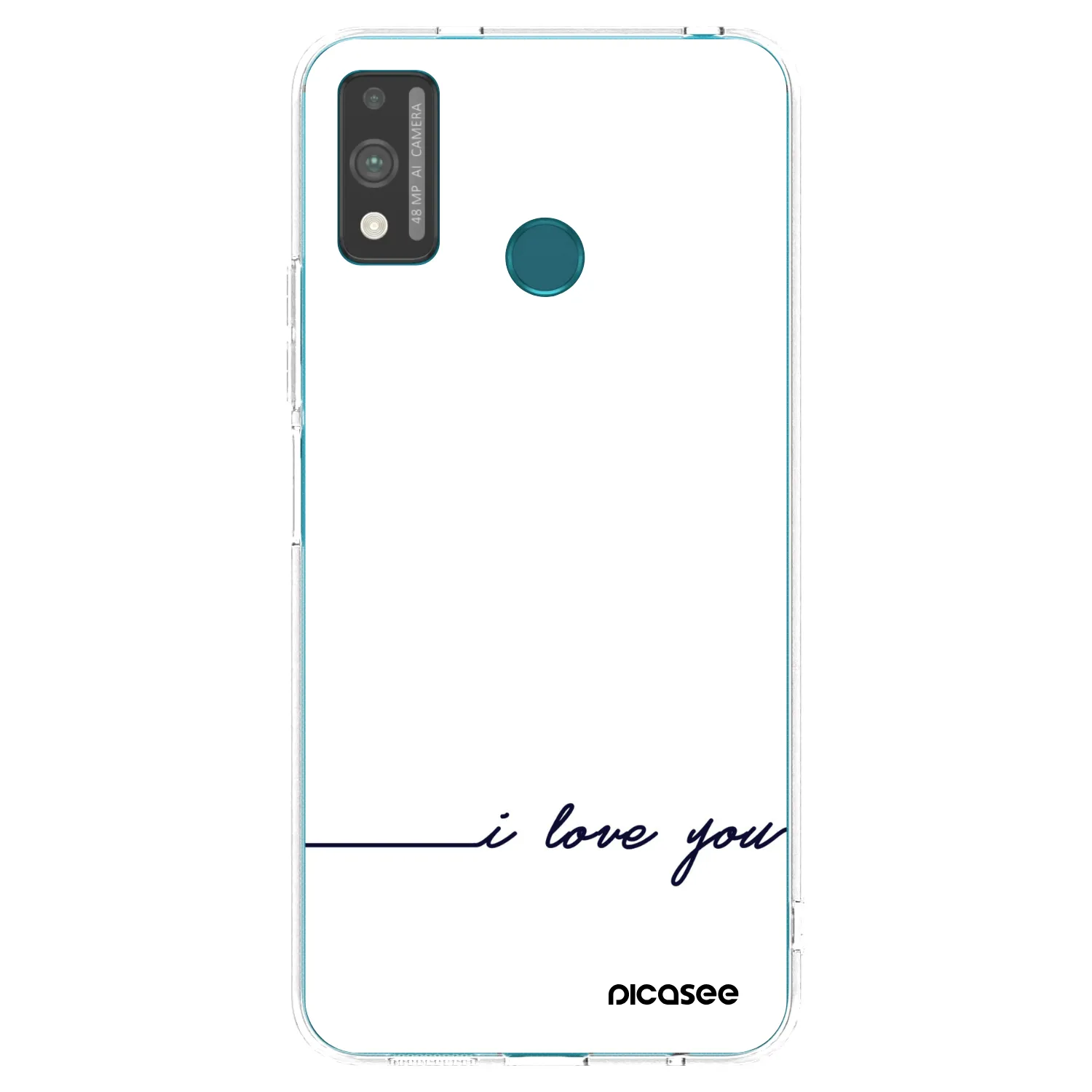 Picasee διαφανής θήκη σιλικόνης Honor 9X Lite - I love you