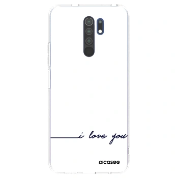 Picasee διαφανής θήκη σιλικόνης Xiaomi Redmi 9 - I love you