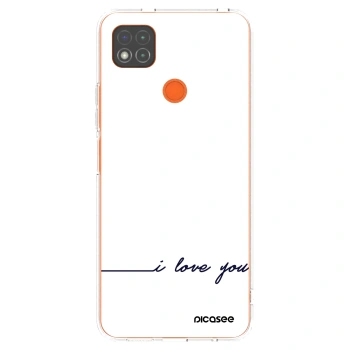 Picasee διαφανής θήκη σιλικόνης Xiaomi Redmi 9C - I love you