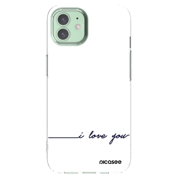 Picasee διαφανής θήκη σιλικόνης Apple iPhone 12 - I love you