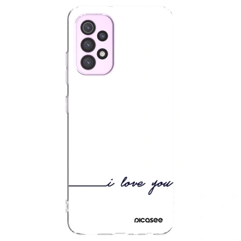 Picasee διαφανής θήκη σιλικόνης Samsung Galaxy A32 5G A326B - I love you
