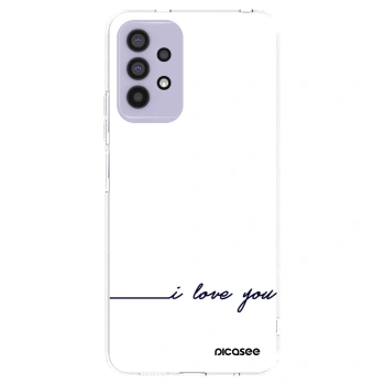 Picasee διαφανής θήκη σιλικόνης Samsung Galaxy A32 4G SM-A325F - I love you