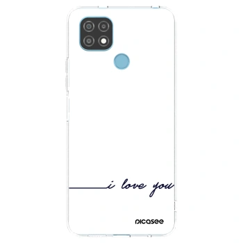 Picasee διαφανής θήκη σιλικόνης Realme C21 - I love you