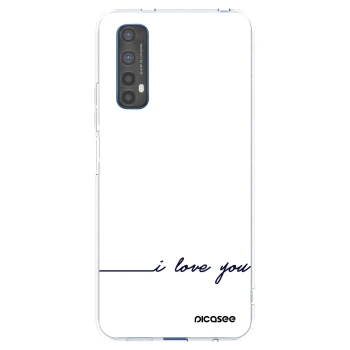 Picasee διαφανής θήκη σιλικόνης Realme 7 - I love you