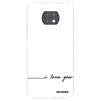 Picasee διαφανής θήκη σιλικόνης Xiaomi Redmi Note 9T - I love you