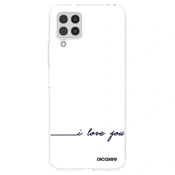 Picasee διαφανής θήκη σιλικόνης Samsung Galaxy A22 A225F 4G - I love you