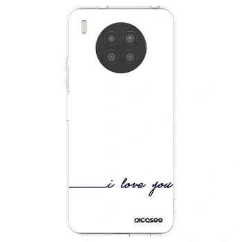Picasee διαφανής θήκη σιλικόνης Huawei Nova 8i - I love you