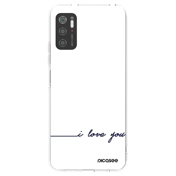 Picasee διαφανής θήκη σιλικόνης Xiaomi Poco M3 Pro 5G - I love you