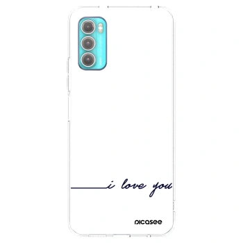 Picasee διαφανής θήκη σιλικόνης Motorola Moto G60 - I love you