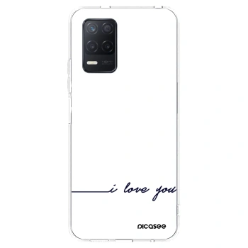 Picasee διαφανής θήκη σιλικόνης Realme 8 5G - I love you