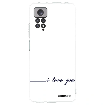 Picasee διαφανής θήκη σιλικόνης Xiaomi Redmi Note 11 - I love you