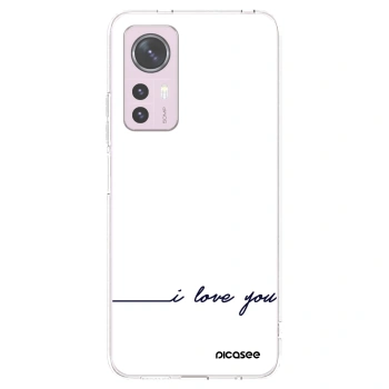 Picasee διαφανής θήκη σιλικόνης Xiaomi 12 - I love you