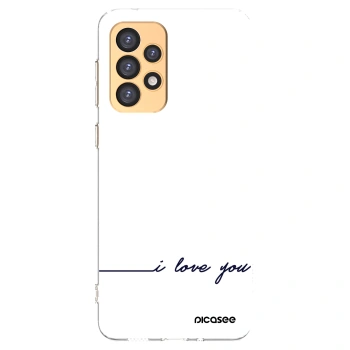 Picasee διαφανής θήκη σιλικόνης Samsung Galaxy A33 5G A336 - I love you
