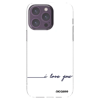 Picasee διαφανής θήκη σιλικόνης Apple iPhone 14 Pro Max - I love you