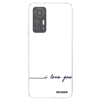 Picasee διαφανής θήκη σιλικόνης Xiaomi 12 Lite - I love you