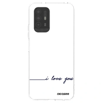 Picasee διαφανής θήκη σιλικόνης OPPO A94 5G - I love you