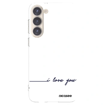 Picasee διαφανής θήκη σιλικόνης Samsung Galaxy S23+ 5G - I love you