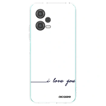 Picasee διαφανής θήκη σιλικόνης Xiaomi Poco X5 - I love you